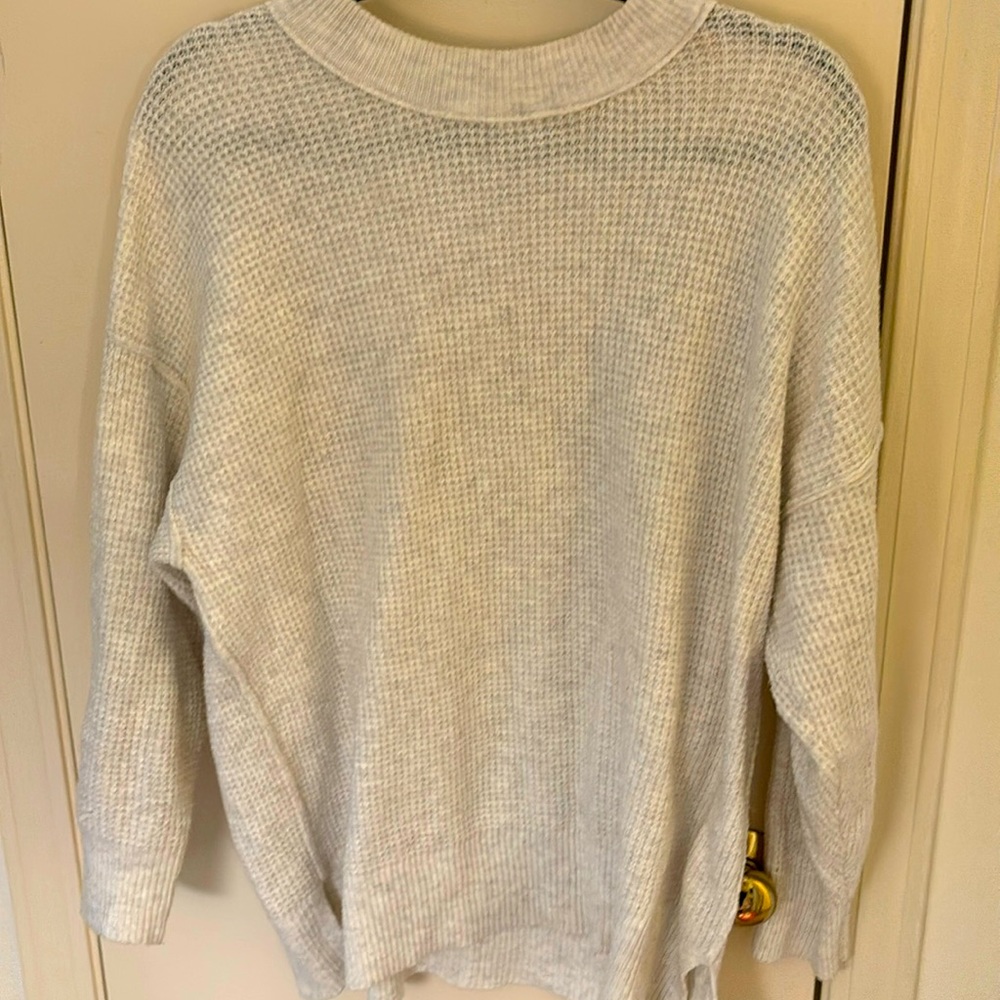 Off white/cream colored oversized sweater. Size small. From Aerie.